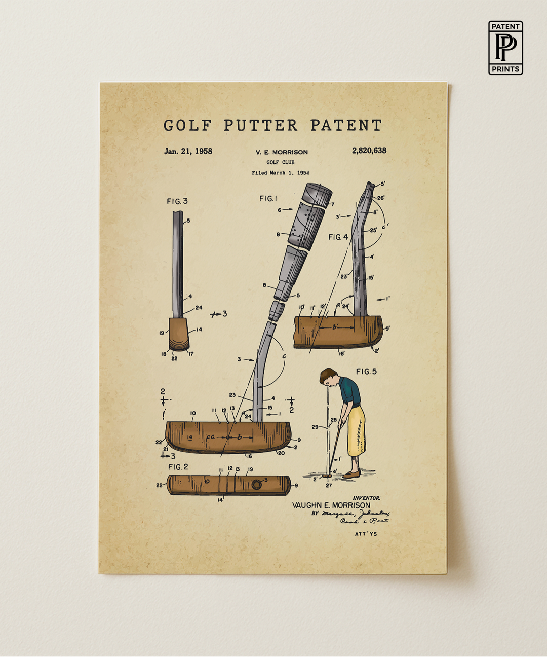 Golf Putter Patent