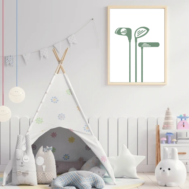 Golf Sticks Kids - White