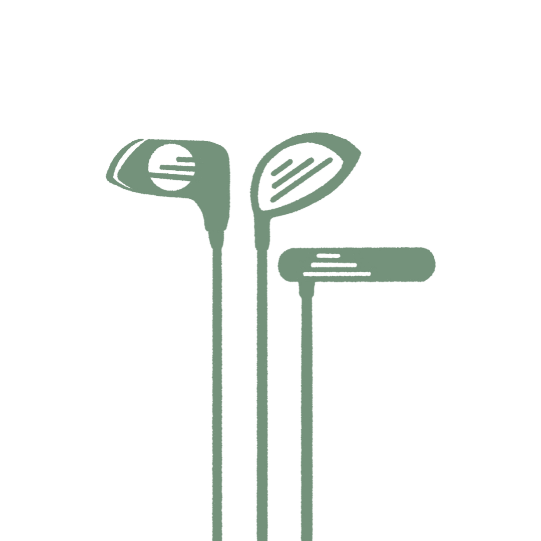 Golf Sticks Kids - White