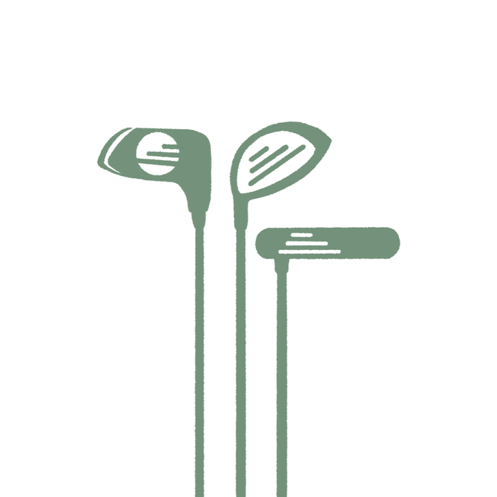 Golf Sticks Kids - White