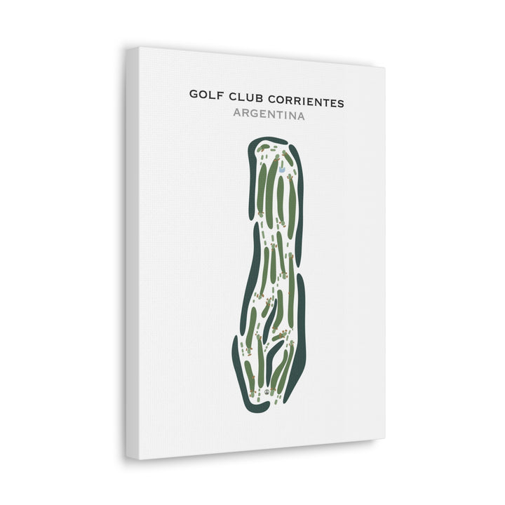 Golf Club Corrientes, Argentina - Printed Golf Course