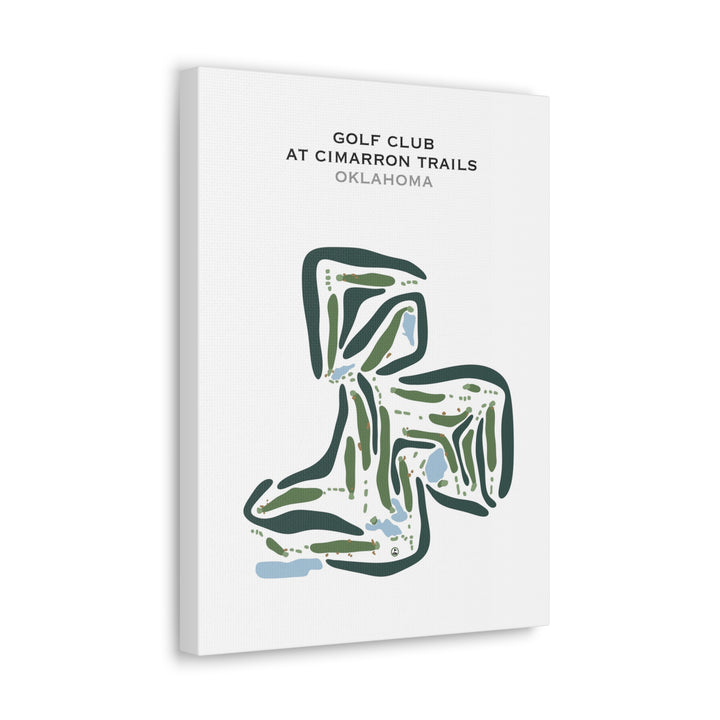 Golf Club At Cimarron Trails, Oklahoma - Printed Golf Courses