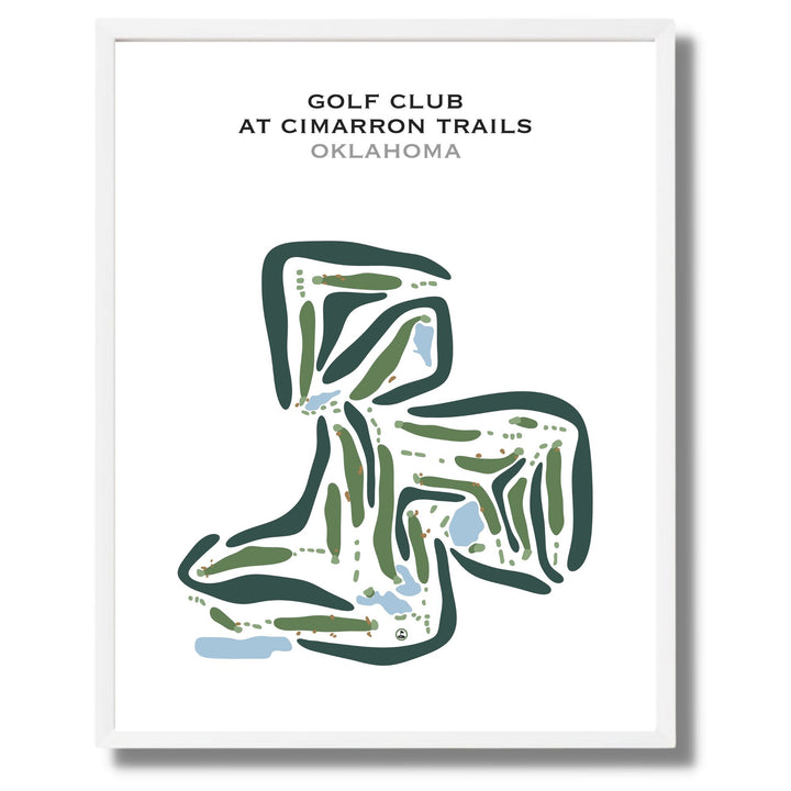 Golf Club At Cimarron Trails, Oklahoma - Printed Golf Courses