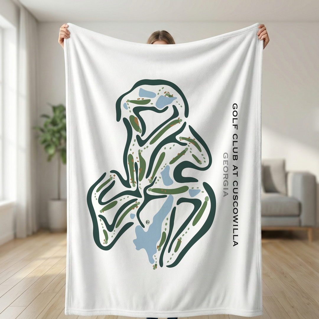 Golf Club at Cuscowilla, Georgia - Printed Golf Courses