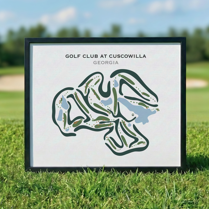 Golf Club at Cuscowilla, Georgia - Printed Golf Courses