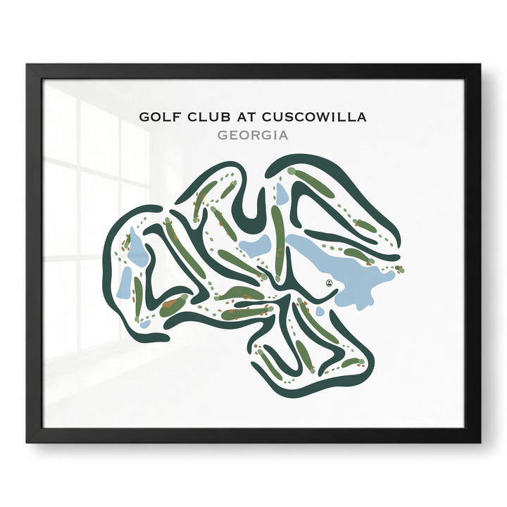 Golf Club at Cuscowilla, Georgia - Printed Golf Courses