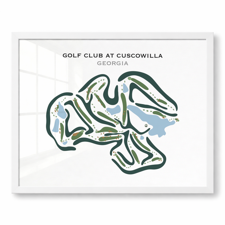 Golf Club at Cuscowilla, Georgia - Printed Golf Courses