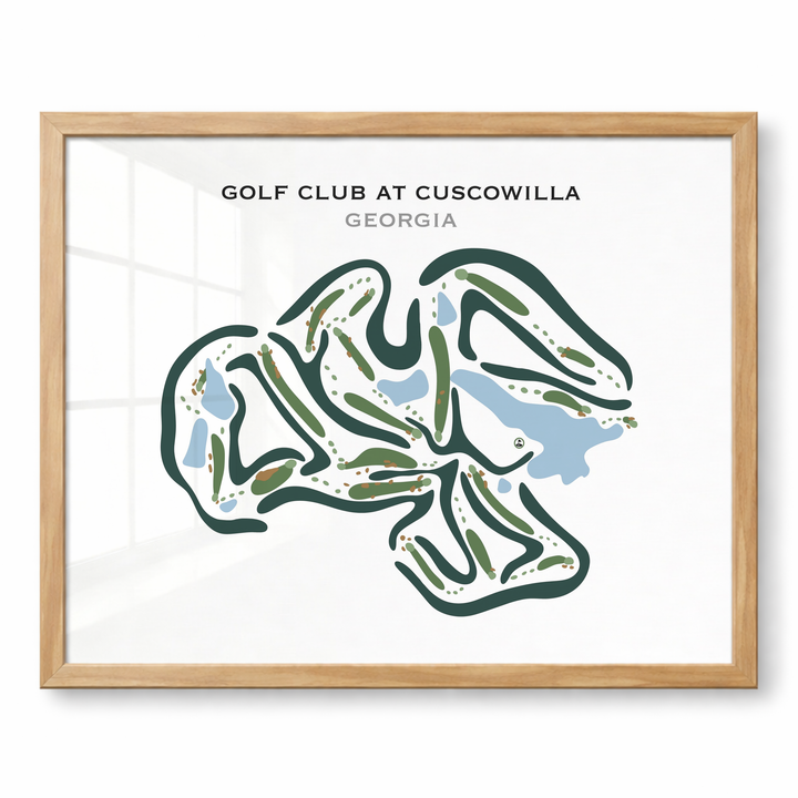 Golf Club at Cuscowilla, Georgia - Printed Golf Courses