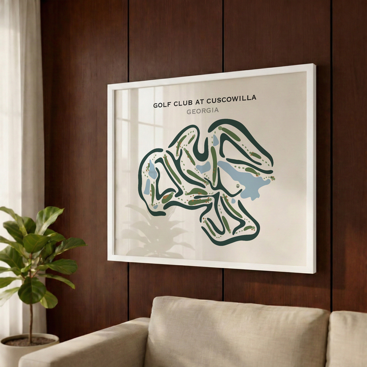 Golf Club at Cuscowilla, Georgia - Printed Golf Courses