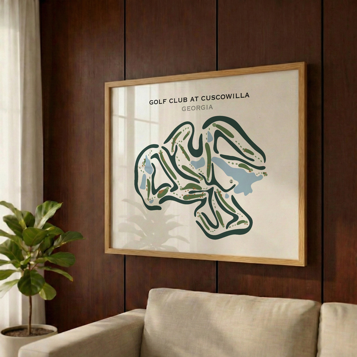 Golf Club at Cuscowilla, Georgia - Printed Golf Courses