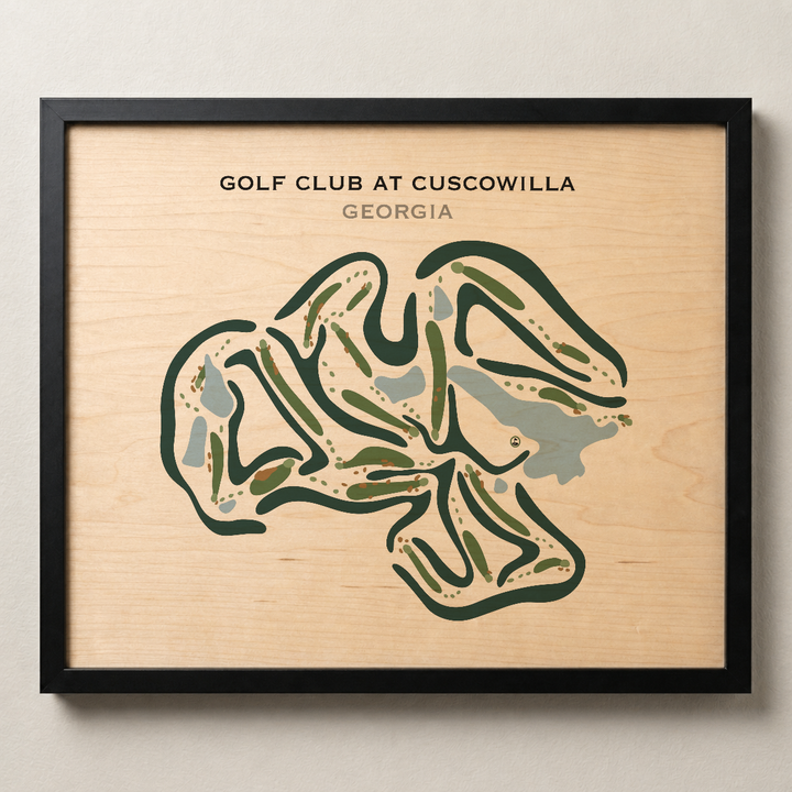 Golf Club at Cuscowilla, Georgia - Printed Golf Courses