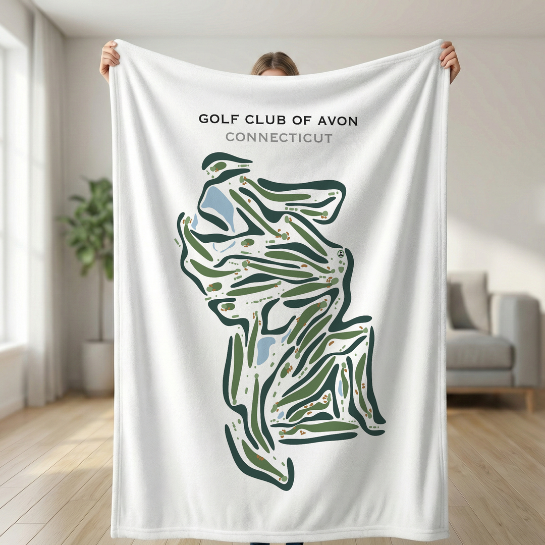 Golf Club of Avon, Connecticut - Printed Golf Courses