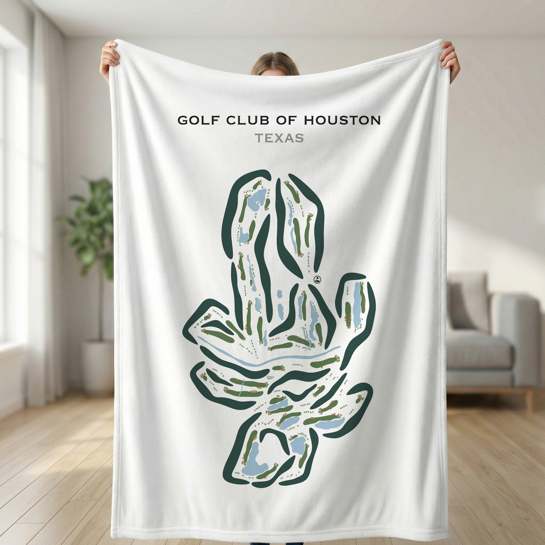 Golf Club of Houston, Texas - Printed Golf Courses
