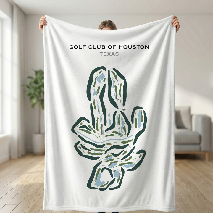 Golf Club of Houston, Texas - Printed Golf Courses