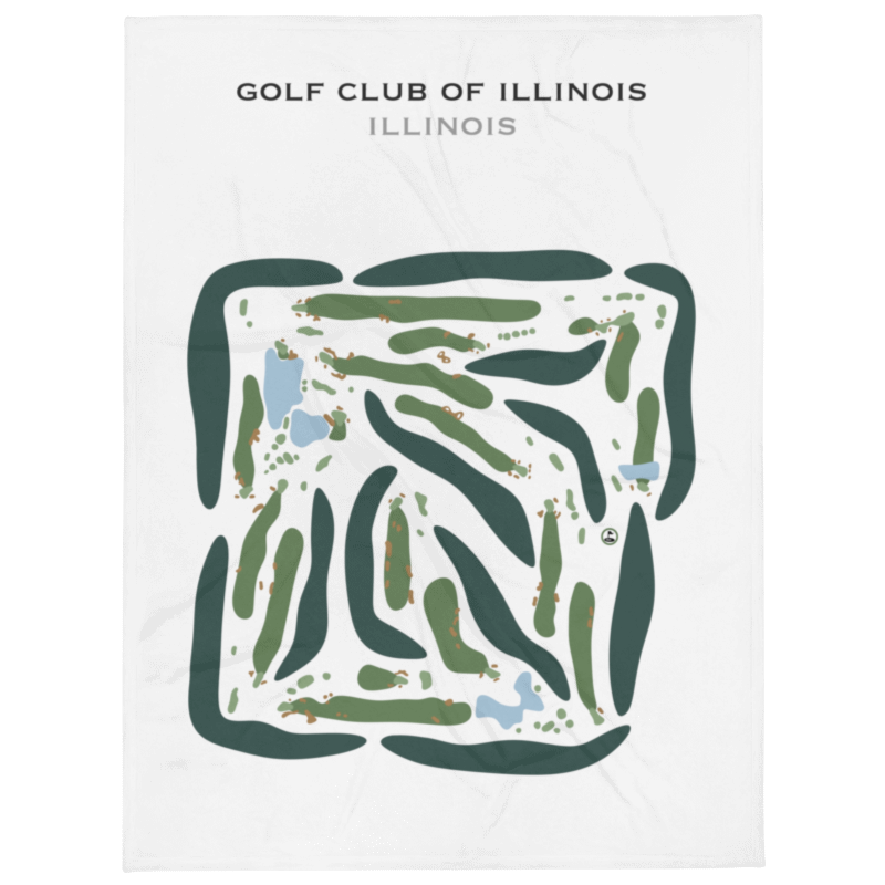 Golf Club of Illinois, Illinois - Printed Golf Courses