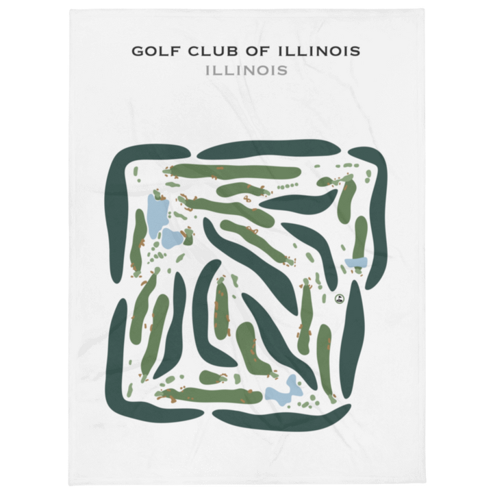 Golf Club of Illinois, Illinois - Printed Golf Courses