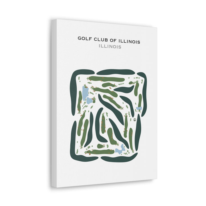 Golf Club of Illinois, Illinois - Printed Golf Courses