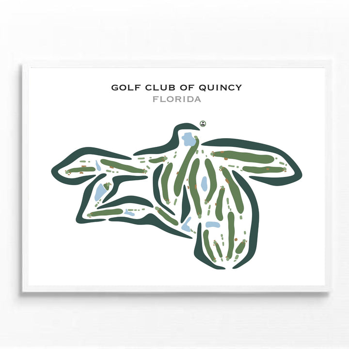 Golf Club of Quincy, Florida - Printed Golf Courses