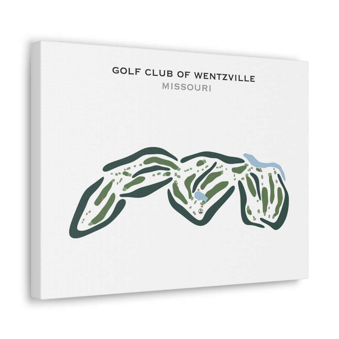 Golf Club of Wentzville, Missouri - Printed Golf Courses