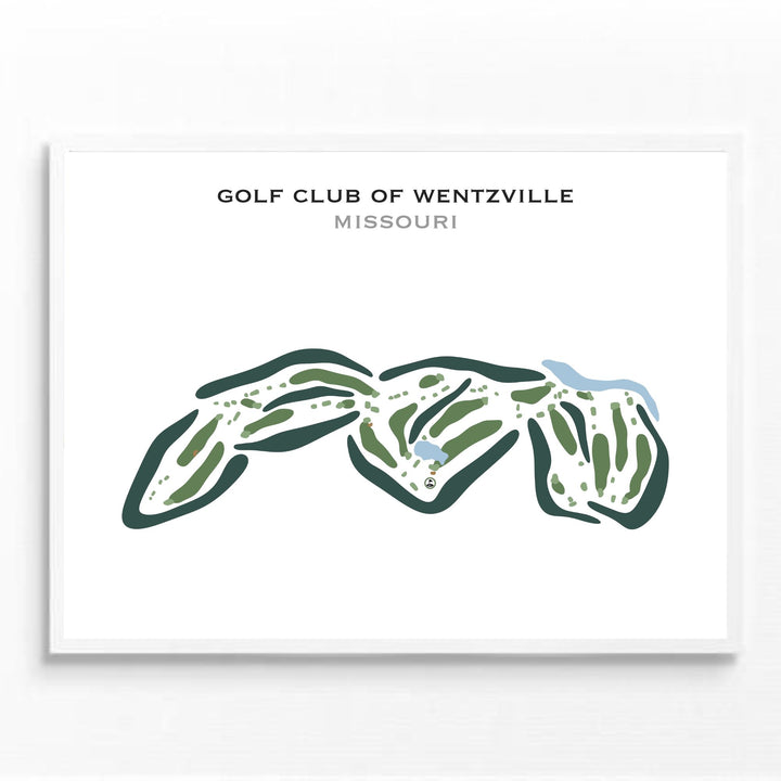 Golf Club of Wentzville, Missouri - Printed Golf Courses