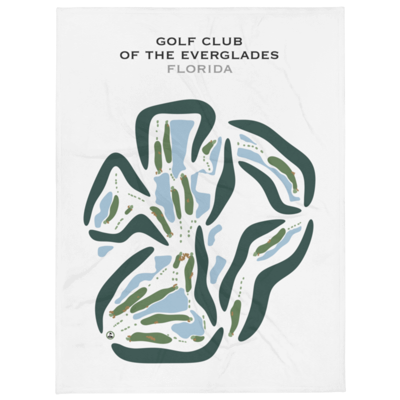 Golf Club of the Everglades, Florida - Printed Golf Courses