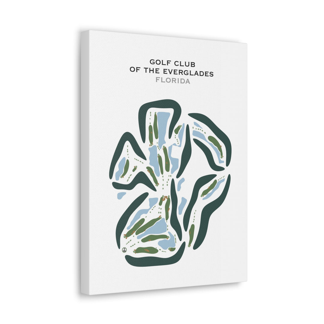 Golf Club of the Everglades, Florida - Printed Golf Courses