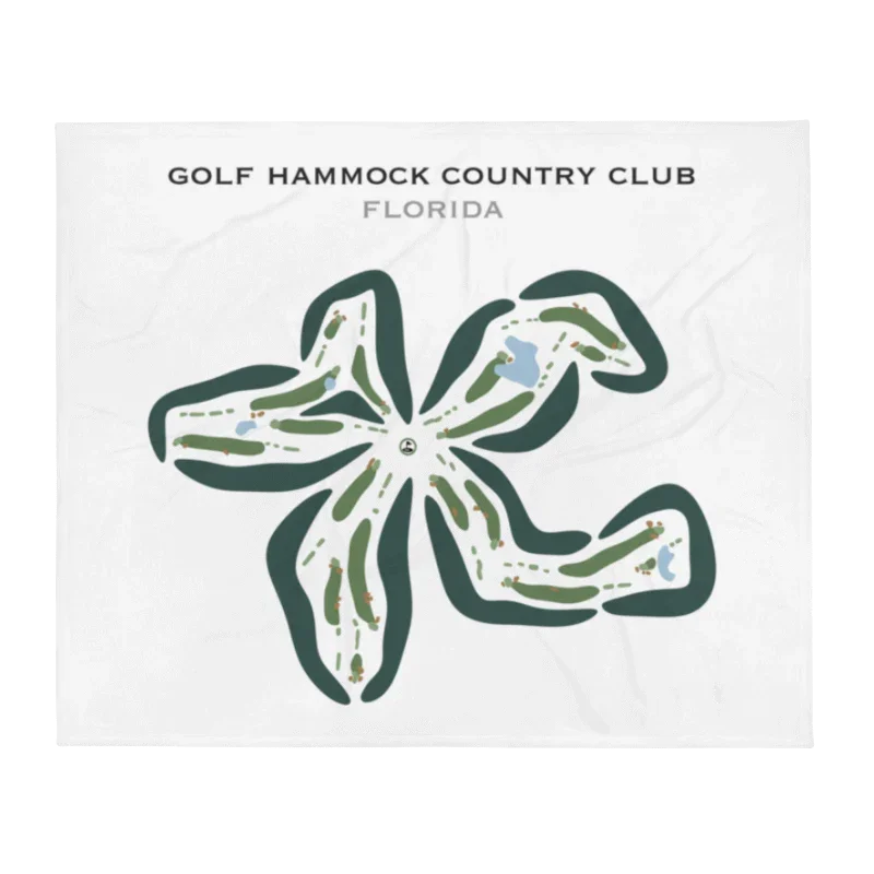 Golf Hammock Golf Club, Florida - Printed Golf Courses