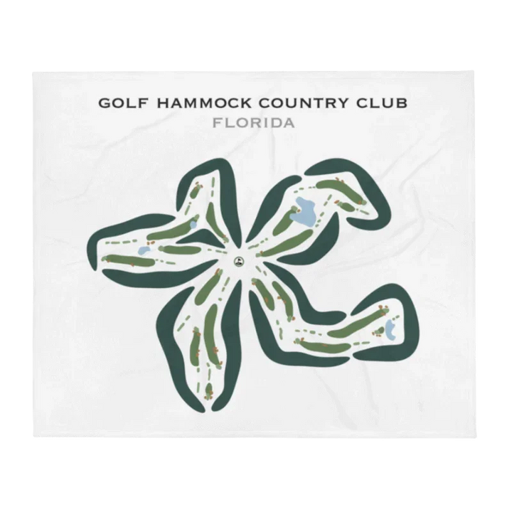 Golf Hammock Golf Club, Florida - Printed Golf Courses