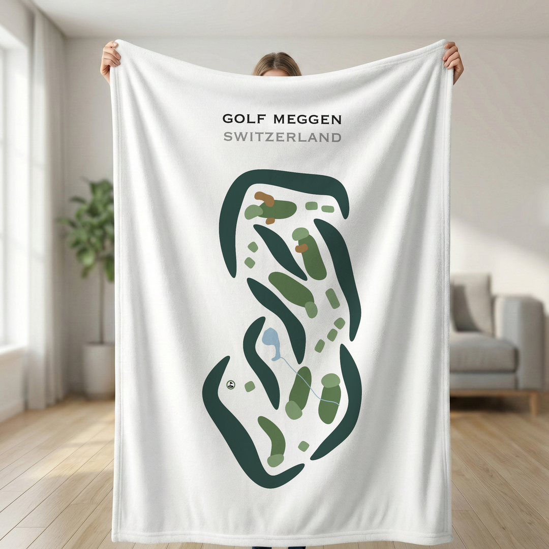 Golf Meggen, Switzerland - Printed Golf Courses