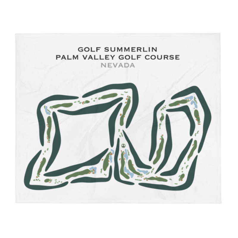 Golf Summerlin - Palm Valley Course, Nevada - Printed Golf Courses