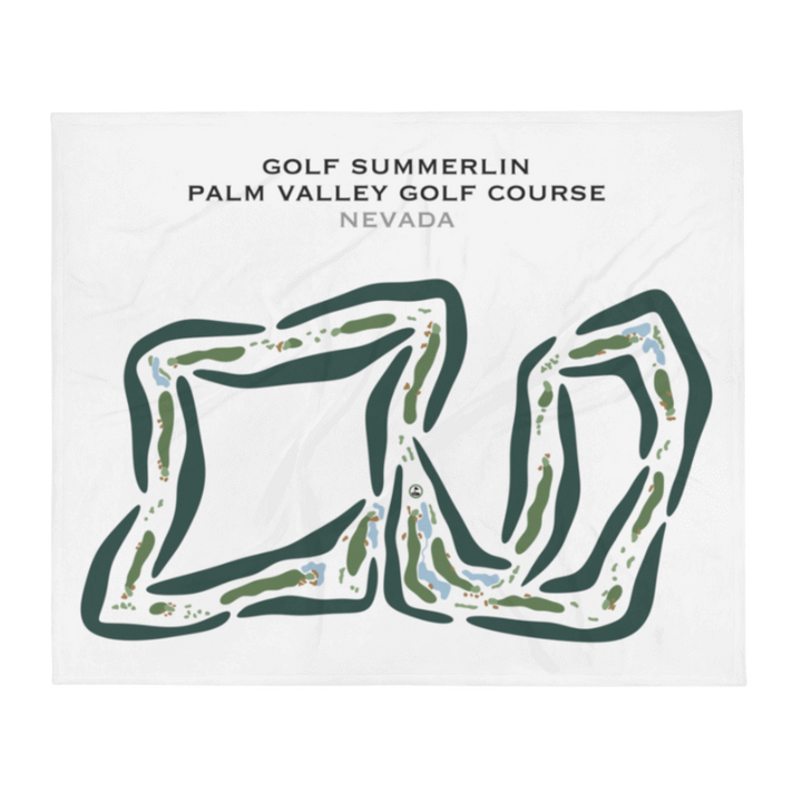 Golf Summerlin - Palm Valley Course, Nevada - Printed Golf Courses