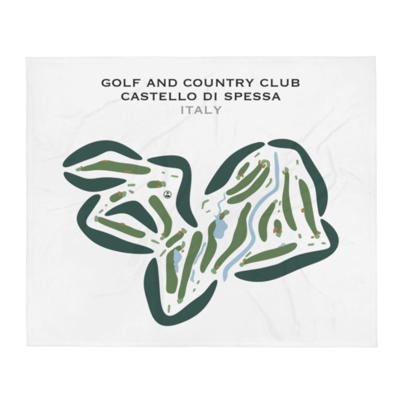 Golf & Country Club Castello Di Spessa, Italy - Printed Golf Courses