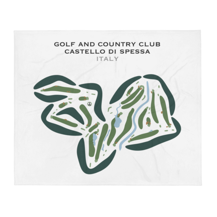 Golf & Country Club Castello Di Spessa, Italy - Printed Golf Courses