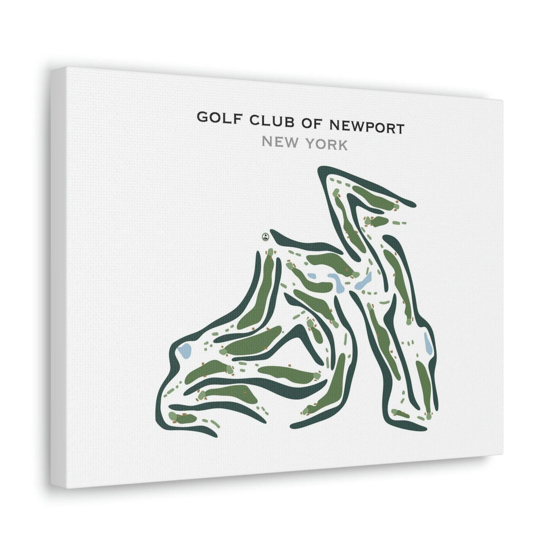 Golf Club of Newport, New York - Printed Golf Course