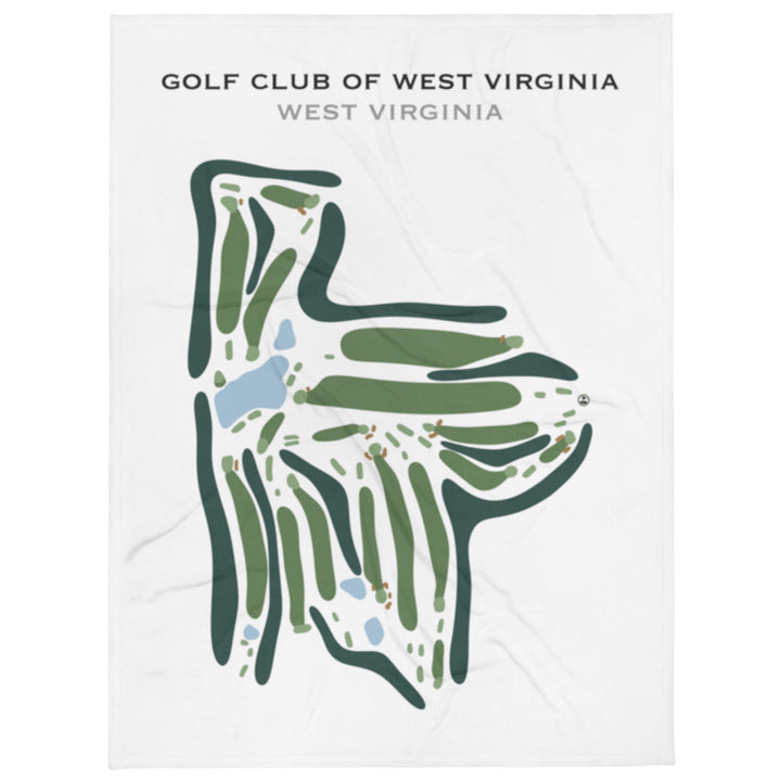 Golf Club of West Virginia, West Virginia - Printed Golf Course