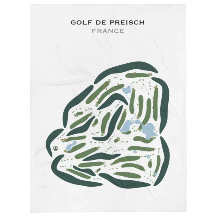 Golf de Preisch, France - Printed Golf Courses