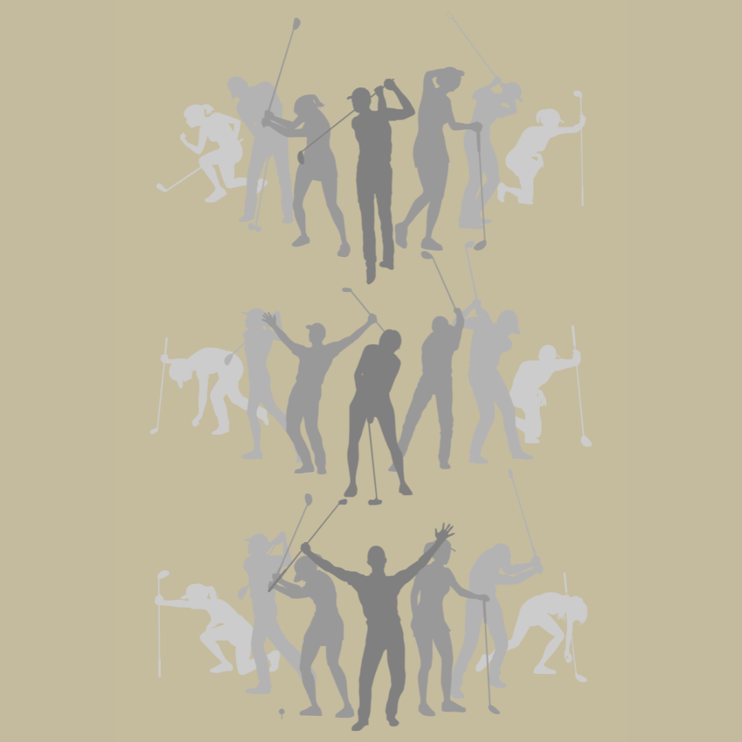Golfer Silhouettes