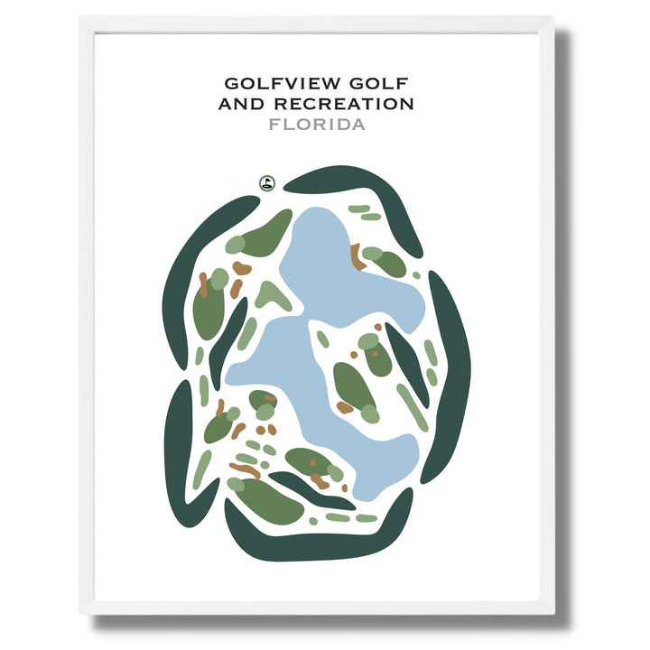 Golfview Golf and Recreation, Florida - Printed Golf Courses