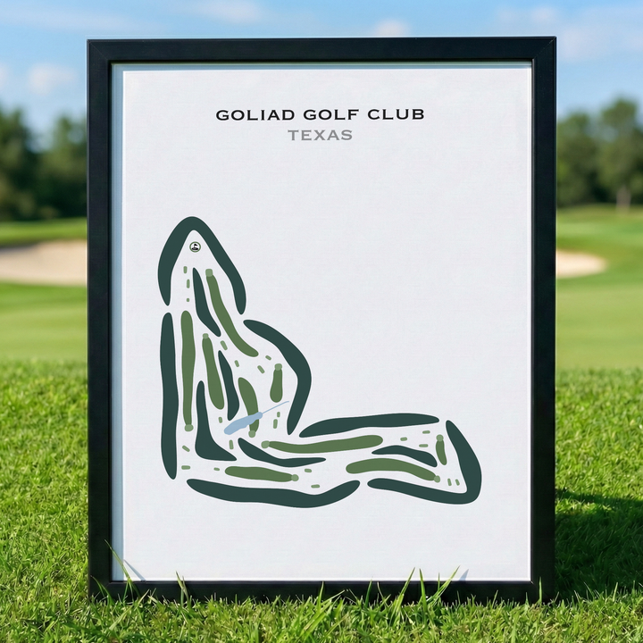 Goliad Golf Club, Texas - Printed Golf Courses