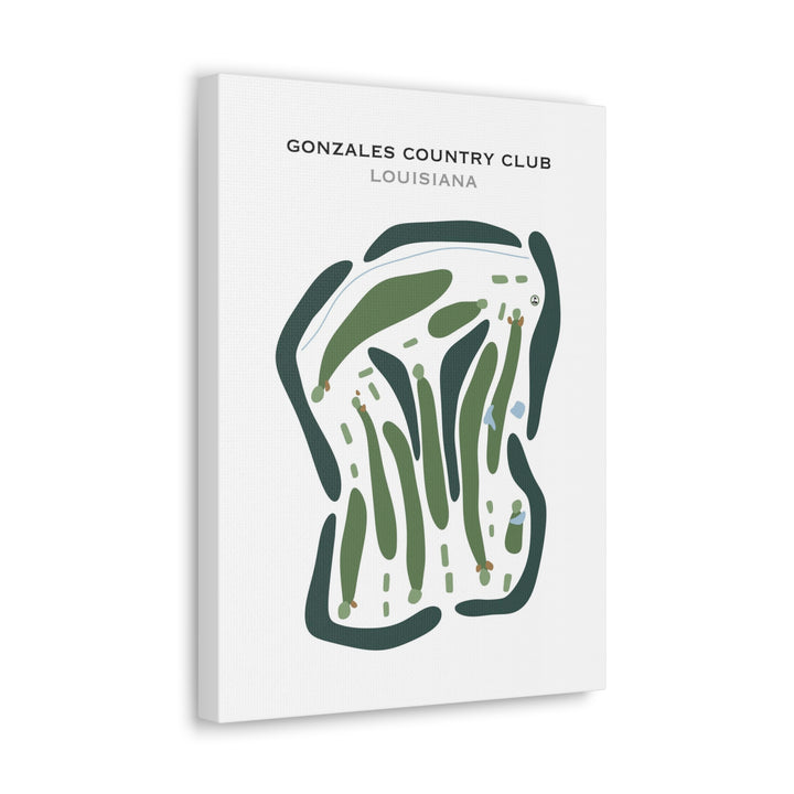 Gonzales Country Club, Louisiana - Printed Golf Courses