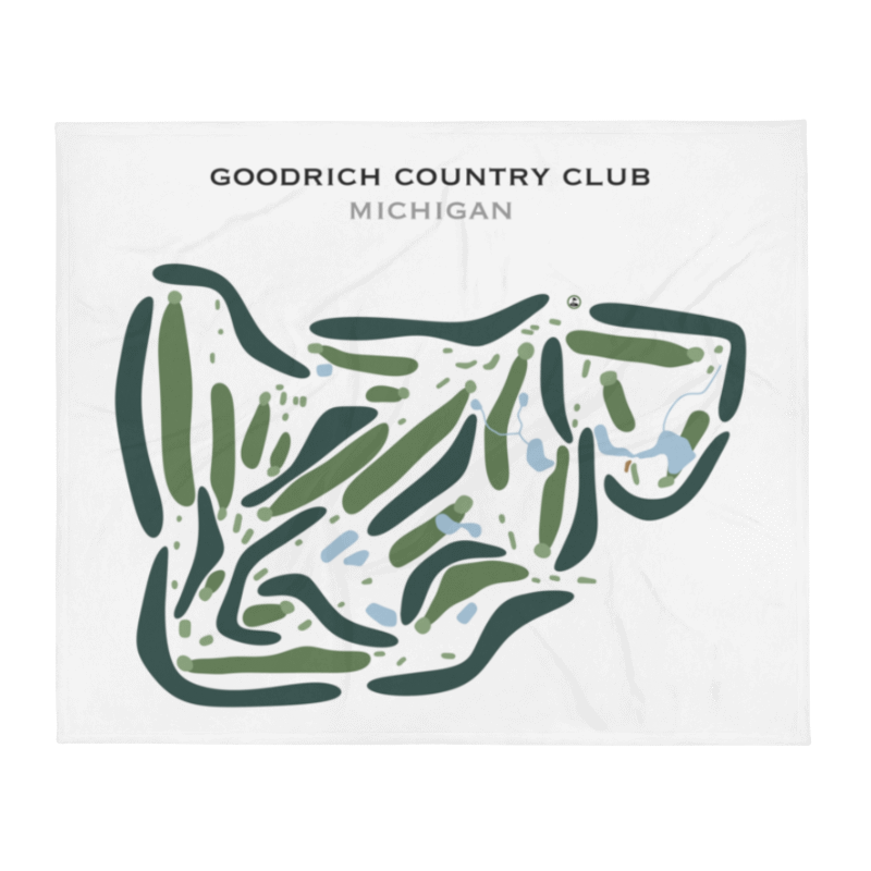 Goodrich Country Club, Michigan - Printed Golf Courses