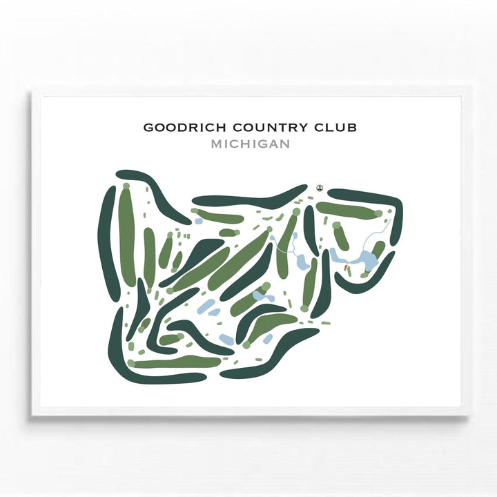 Goodrich Country Club, Michigan - Printed Golf Courses