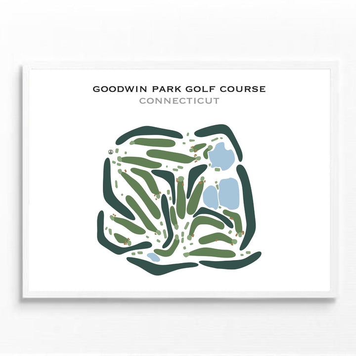 Goodwin Park Golf Course, Connecticut - Printed Golf Course