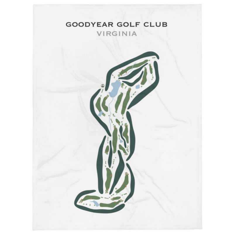 Goodyear Golf Club, Virginia - Printed Golf Courses