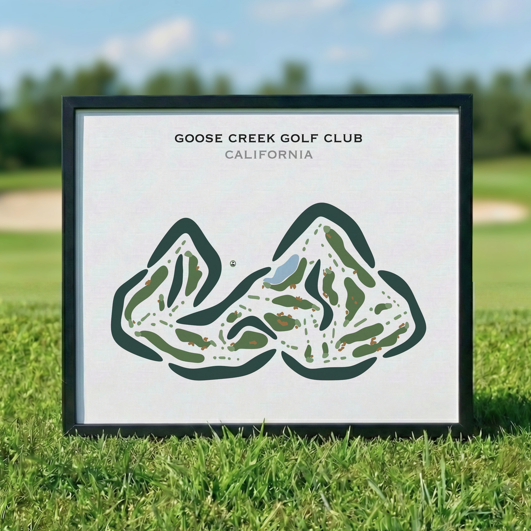 Goose Creek Golf Club, California - Printed Golf Course