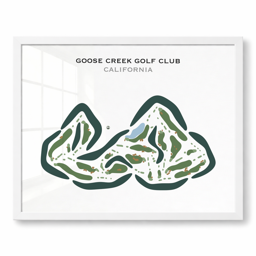 Goose Creek Golf Club, California - Printed Golf Course