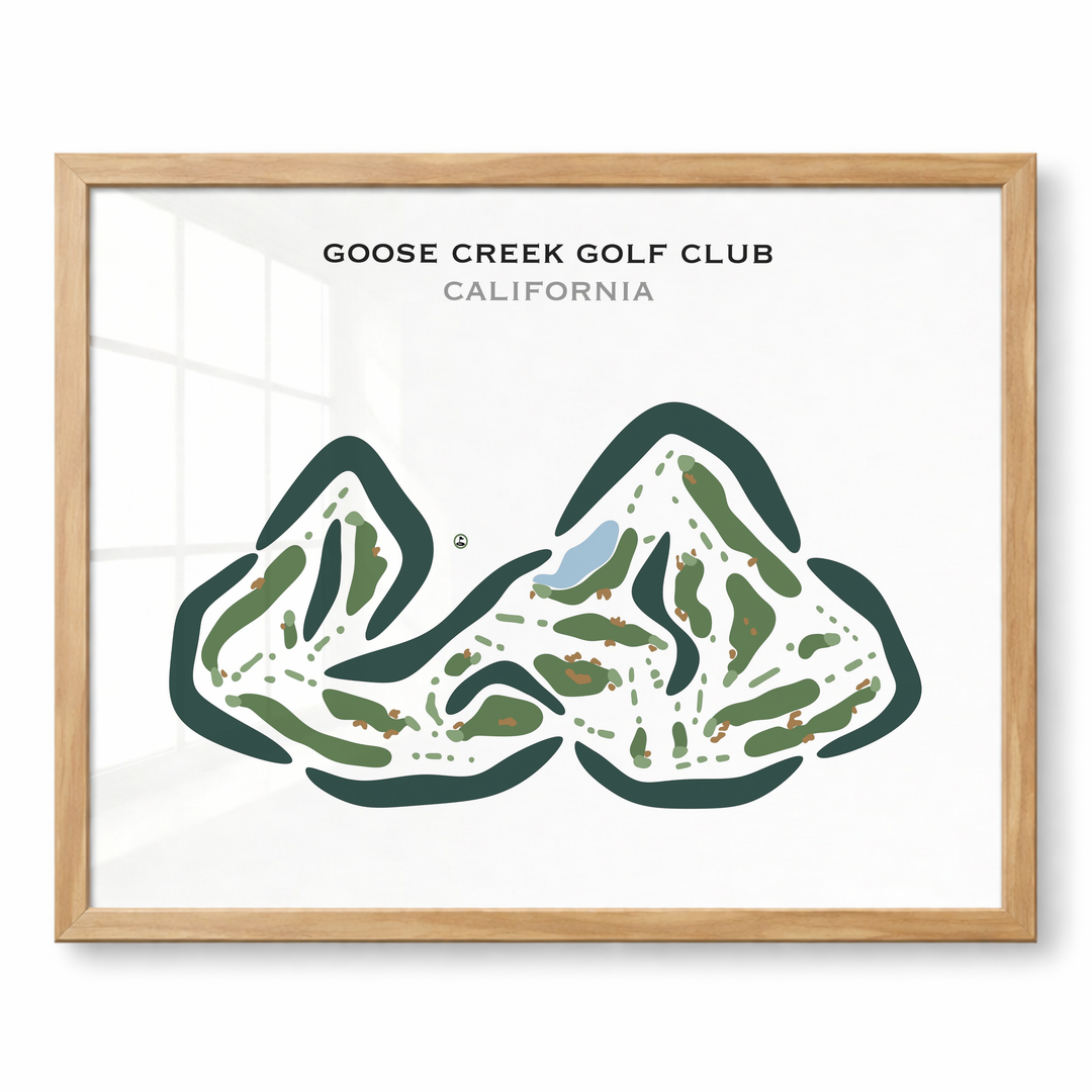 Goose Creek Golf Club, California - Printed Golf Course