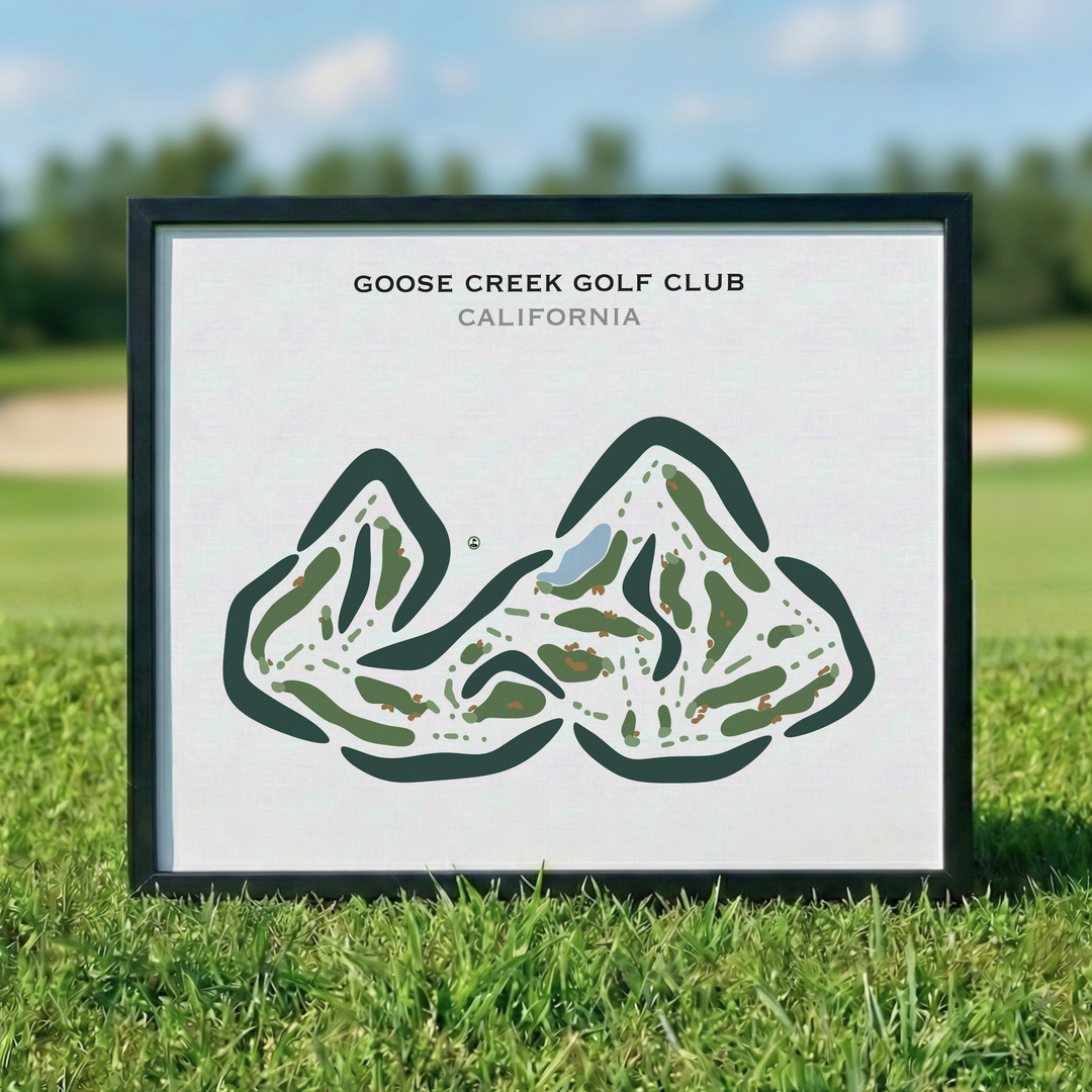 Goose Creek Golf Club, California - Printed Golf Courses