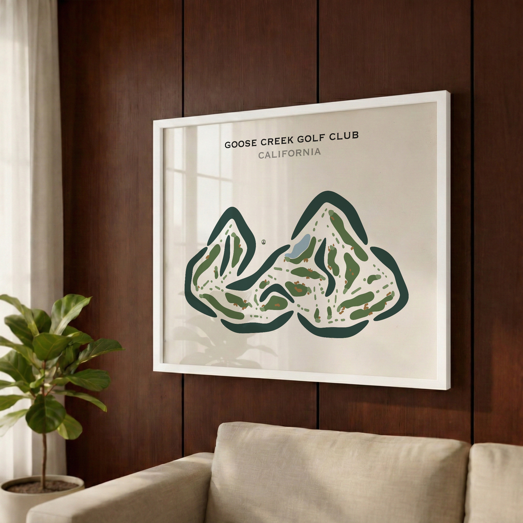 Goose Creek Golf Club, California - Printed Golf Courses