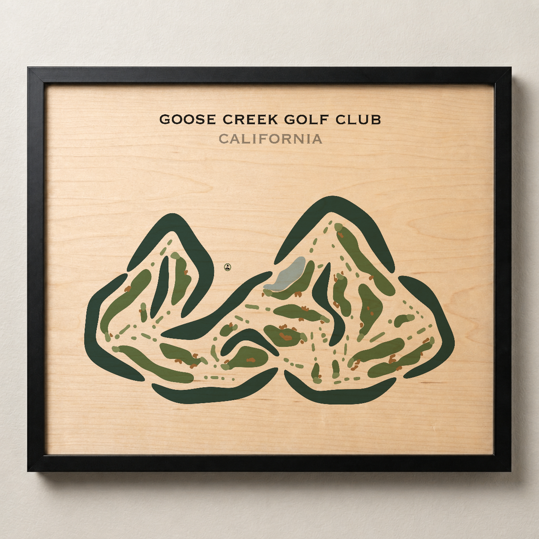 Goose Creek Golf Club, California - Printed Golf Course